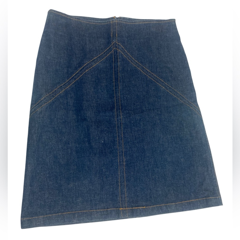 Francois Beauregard Blue Denim Mini Skirt- size 25- SO CUTE!